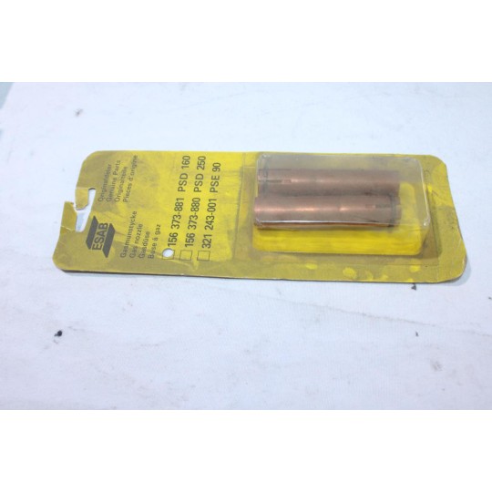 Blister 2 electrodes buse à gaz poste à souder Esab 156373881 pour 156 373-881 PSD 160 