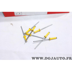Boite 500 rivets pop jaune éclatés TP 4x16 FAR RAL 1004 5514016R1004 