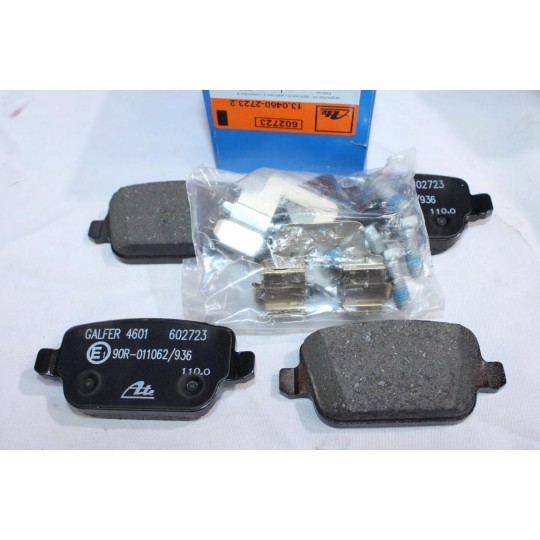 Jeu 4 plaquettes de frein arriere montage lucas ATE 602723 13.0460-2723.2 pour ford focus 2 II galaxy 2 II smax s-max mondeo 4 