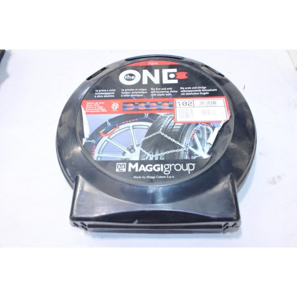 Jeu chaines neige Maggigroup The One 102 pour pneu roue jante 215/65/16 215/70/16 225/60/16 215/55/17 225/55/17 235/50/17 