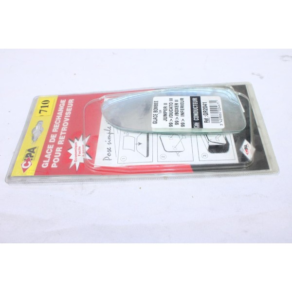 Miroir glace vitre de retroviseur avant gauche Cipa GR2041 pour citroen jumper fiat ducato peugeot boxer jsuqu'à 1999 