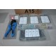Pack 135 mini fusibles + 141 fusibles standard + 205 cosses à sertir + 65 gaines thermoretractables + pinces Restagraf 2169 