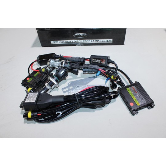 Kit phares xenon ampoule type H4 HID HIDH4 35W 6K adaptable 