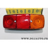 Feu lanterne arriere droit Hella 2SE001699-071 pour iveco P PA magirus D mercedes unimog LP