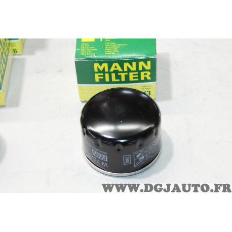 Filtre à huile Mann Filter W75/3 pour alfa romeo 156 GT GTV spider dacia logan sandero duster lodgy dokker jeep cherokee CJ5 