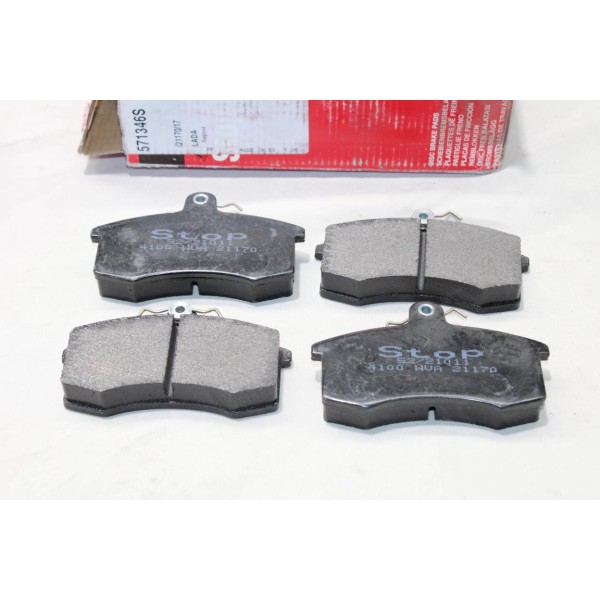 Jeu 4 plaquettes de frein avant montage lucas Stop 571346S pour lada 110 111 112 samara kalina priora granta 