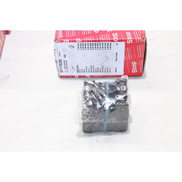 Jeu 4 plaquettes de frein arriere montage teves Stop 571753S pour mercedes 190 classe C E W124 W201 W202 