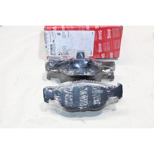 Jeu 4 plaquettes de frein avant montage teves Stop 571882S pour alfa romeo 145 146 GTV spider fiat brava bravo marea lancia 