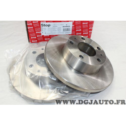 Jeu 2 disques de frein avant plein 280mm diametre Stop 561992S pour citroen jumper peugeot boxer fiat ducato 1 2 I II de 1994 à 