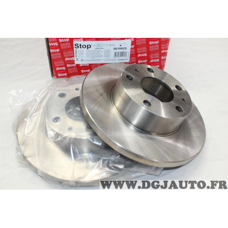 Jeu 2 disques de frein avant plein 280mm diametre Stop 561992S pour citroen jumper peugeot boxer fiat ducato 1 2 I II de 1994 à 