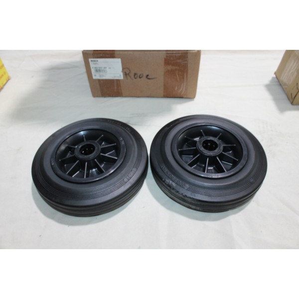 Jeu 2 roues arriere 200/50-100 Bosch F002DG1447 pour chariot caisse machine 