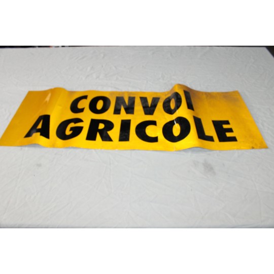 Banniere banderole Nove CONVOI AGRICOLE (plié un peu déchiré) 