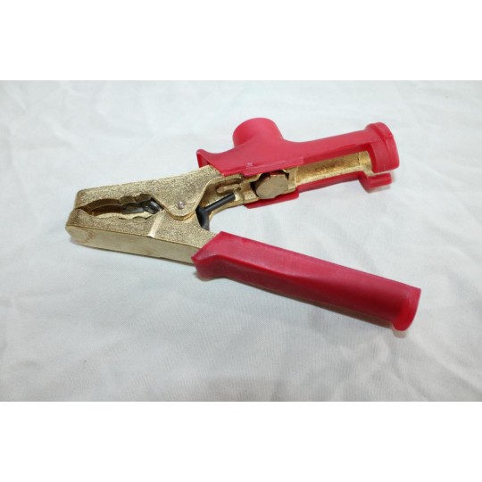 Pince à batterie laiton 600A rouge positif Util 130038 