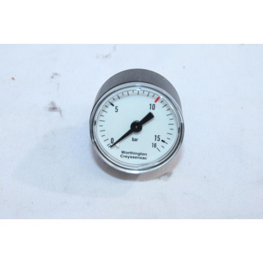 Manometre 1/4 prise AR 0/16 diametre 40 Creyssensac 6214324800 pour compresseur air atlas copco 