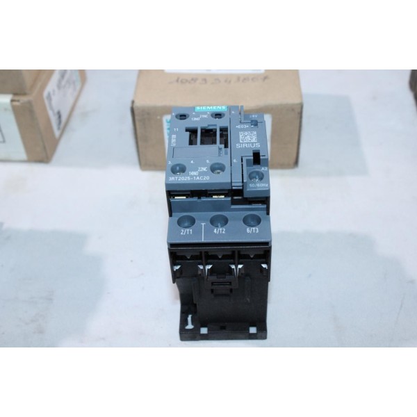 Contacteur de puissance 24V Siemens 3RT2025-1AC20 sirius pour compresseur air 