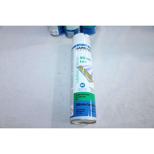 Spray aerosol 600ML lubrifiant silicone (DLU 09/2022 sans reclamation) Bardahl 2092 