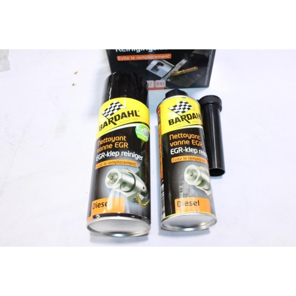 Kit nettoyant vanne EGR diesel 1 spray + 1 bidon (DLU 2018 sans reclamation) Bardahl 9123 