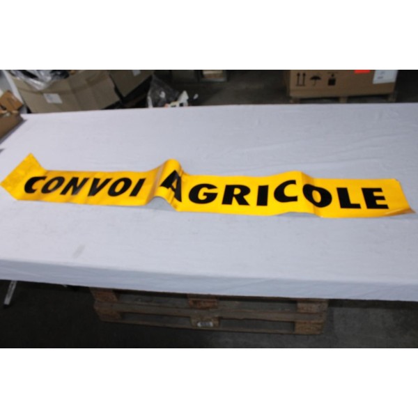 Banniere banderole Nove CONVOI AGRICOLE** (plié un peu déchiré) 