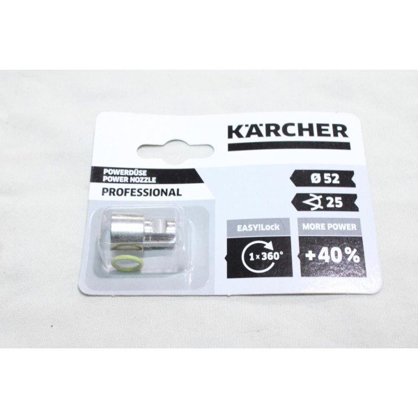 Buse de puissance 52 +40% puissance 25° Karcher 2.113-024.0 pour nettoyeur haute pression karcher 