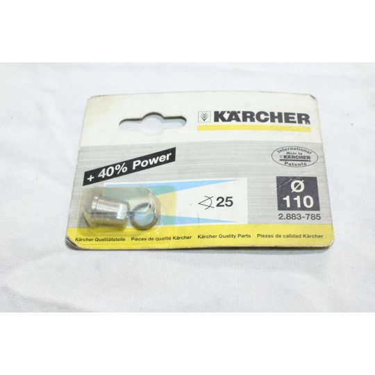 Buse de puissance 110 +40% puissance 25° Karcher 2.883-785.0 pour nettoyeur haute pression karcher 