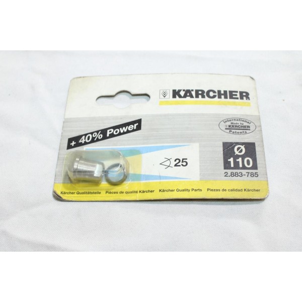 Buse de puissance 110 +40% puissance 25° Karcher 2.883-785.0 pour nettoyeur haute pression karcher 