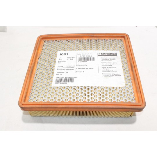 Filtre à air Karcher 5.731-009.0 pour aspirateur karcher NT (sale du au stockage sans emballage) 
