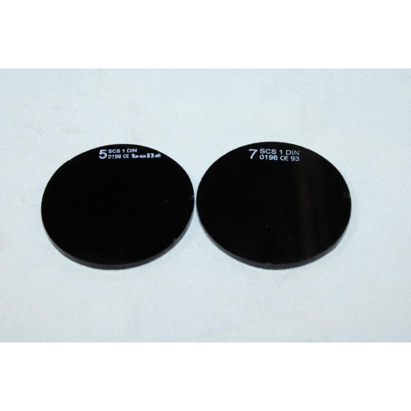 Lot 105 verres de lunettes protection à soudure 5 SCS 1 DIN + 2 verres 7 SCS 1 DIN GCE G100111 