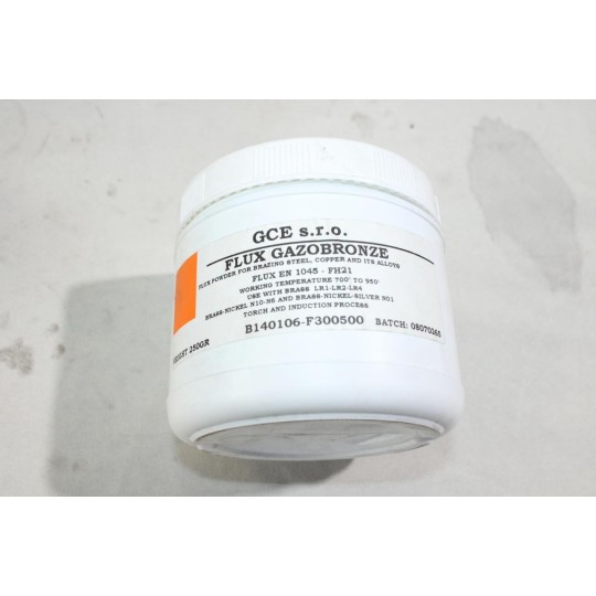Pot 250gr flux gazobronze EN 1045 FH21 GCE B140106-F300500 