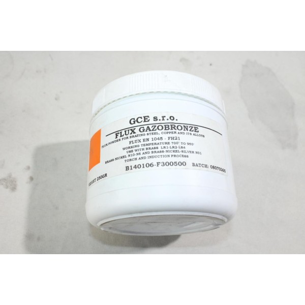 Pot 250gr flux gazobronze EN 1045 FH21 GCE B140106-F300500 