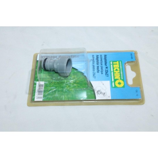 Raccord adaptateur tuyau arrosage 20x27 TechnO 3951405 