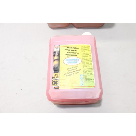 Bidon 5L 5 litres nettoyant decapant anti tartre sols carrelages sanitaires ciment Waltz 201207 
