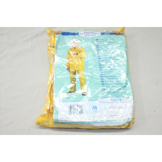 Combinaison de pluie souple taille M PVC jaune Coverguard 50510 