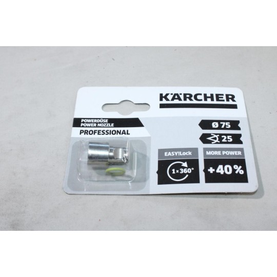 Buse embout de puissance 75 +40% puissance 25° Karcher 2.113-014.0 pour nettoyeur haute pression karcher 
