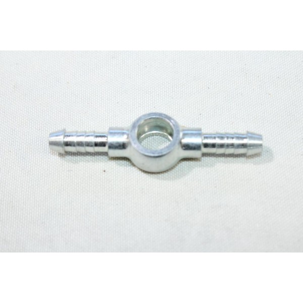 Banjo double 10mm tube 6mm raccord durite tuyau carburant Veillat 110712A 