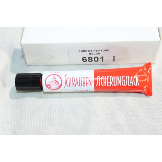 Tube peinture rouge Sodit 6801 