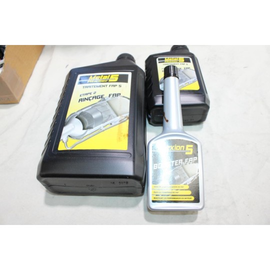 Pack 3 nettoyants FAP filtre à particules echappment Metal 5 FAP5 professionnel (necesitte machine) 