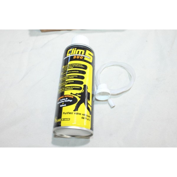 Spray aerosol 200ml (DLU2015 sans reclamation et manque 1 bouchon) Metal 5 Clim 5 Duo CL5D* nettoyant assainissant et 