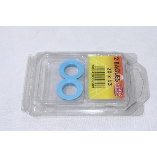 Blister 2 bagues nylon entretoise 20x13 SCID 0658 