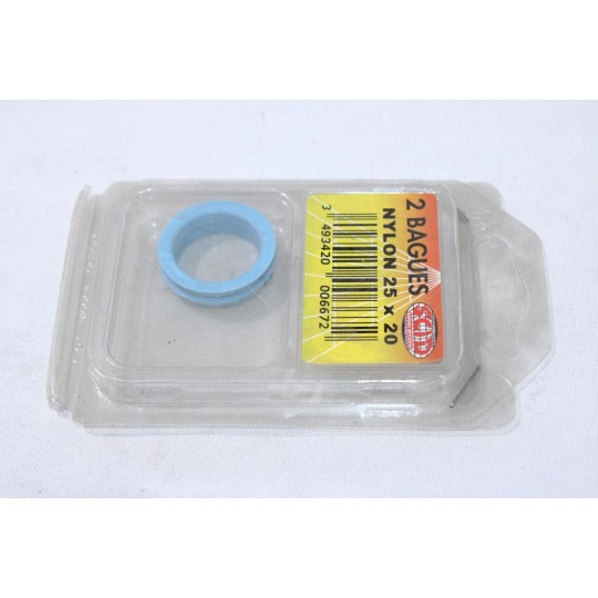 Blister 2 bagues nylon entretoise 25x20 SCID 0667 