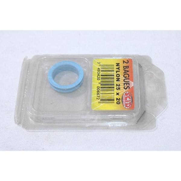 Blister 2 bagues nylon entretoise 25x20 SCID 0667 