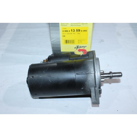 Demarreur 0.8KW reconditionné à neuf Bosch 0986013590 pour volkswagen golf 1 2 I II scirocco 2 II jetta 2 II derby 2 II polo 2 