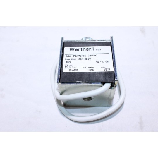 Electro aimant Werther B5109 pour pont elevateur 24VAC 501-0250 5.1OHM 
