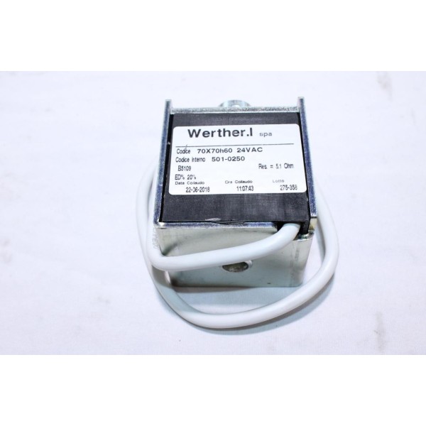 Electro aimant Werther B5109 pour pont elevateur 24VAC 501-0250 5.1OHM 