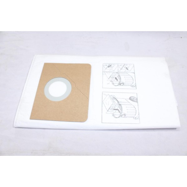 Lot 5 sacs filtre en papier toison Karcher 6.907-480.0 pour aspirateur karcher NT 