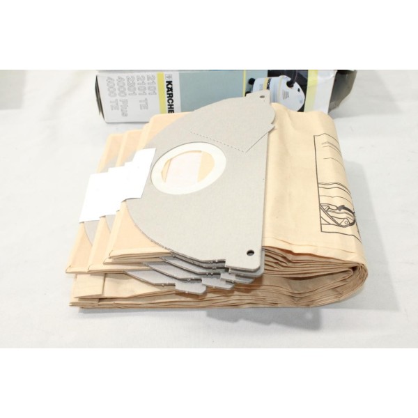 Lot 5 sacs filtre papier Karcher 6.904-167.0 pour aspirateur karcher A 