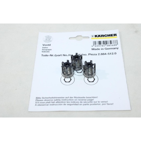 Blister 3 soupapes Karcher 2.884-512.0 pour nettoyeur haute pression karcher HDS 