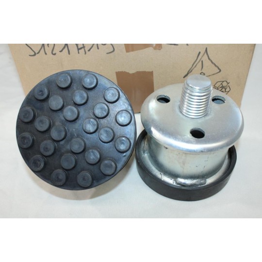 Lot 2 tampons rehausse 80mm bras Ravaglioli S121A19 pour pont elevateur 