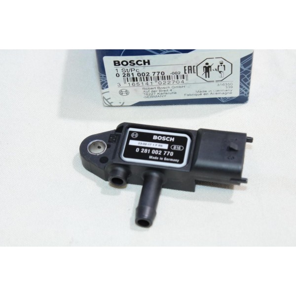 Capteur pression gaz echappement Bosch 0281002770 pour cadillac BLS fiat idea grande punto sedici bravo 2 II ford ka 2 II opel 