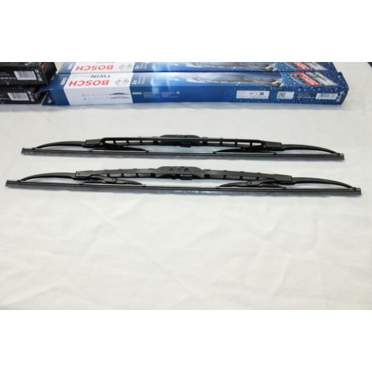 Jeu 2 balais essuie glace 2 x 530mm twinspoiler avec spoiler Bosch 530S 3397118401 pour fiat alfa romeo lancia citroen peugeot 