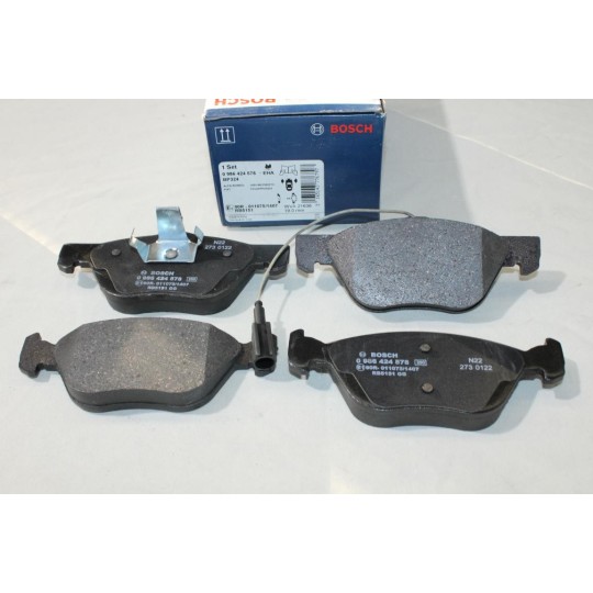 Jeu 4 plaquettes de frein avant montage teves Bosch BP324 0986424578 pour alfa romeo 145 146 156 GTV fiat marea coupé multipla 